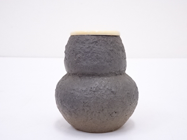 道具 ] - 道具 萬古焼 龍昇造 瓢茶入 □z | ネットショップ圭 netshop